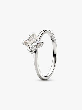 Pandora FINAL SALE - Nova 14k White Gold Lab-grown Diamond Ring